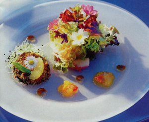 Salade de feuilles & fleurs multicolores Salade de feuilles & fleurs multicolores